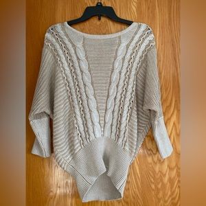 XOXO Beige Cropped Women’s Sweater